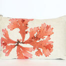 Seaweed Print Linen Oblong Cushion Cover - Flat Tongue Weed additional 2