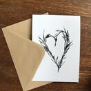 Seaweed Heart Greetings Card additional 1