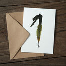 Pack of 8 British Seaweeds Greetings Cards - Set 2 additional 8