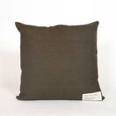 Seaweed Print Linen Square Cushion - Royal Fern Weed additional 2