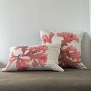 Seaweed Print Linen Square Cushion Cover - Flat Tongue Weed additional 3