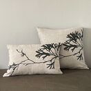 Seaweed Print Linen Oblong Cushion Cover - Bladder Wrack B additional 1