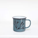 Seaweed Engraved Enamelware Mug Pigeon Grey - additional 1