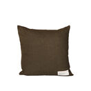 Seaweed Print Linen Square Cushion Cover - Fine Veined Crinkle Weed additional 2