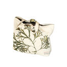 Seaweed Print Linen Union Tote Bag - Bladder Wrack additional 2