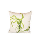 Seaweed Print Linen Square Cushion - Gut Weed B additional 1