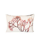 Seaweed Print Linen Oblong Cushion Cover - Irish Moss additional 1