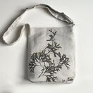 Seaweed Print Linen Shoulder Bag - Bladder Wrack additional 2