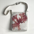 Seaweed Print Linen Shoulder Bag - Beautiful Fan Weed additional 2