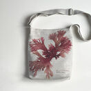 Seaweed Print Linen Shoulder Bag - Beautiful Fan Weed additional 1