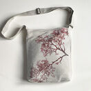 Seaweed Print Linen Shoulder Bag - Berry Wart Cress additional 2
