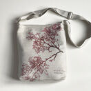 Seaweed Print Linen Shoulder Bag - Berry Wart Cress additional 1