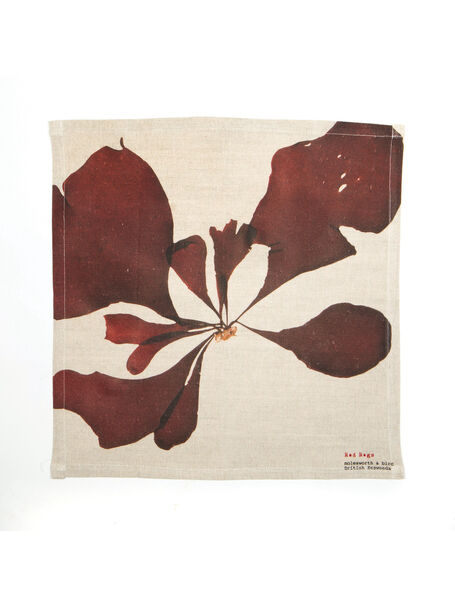 Seaweed Print Napkin - Red Rags